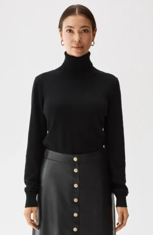 Busnel - Alice Rollneck Sweater Black