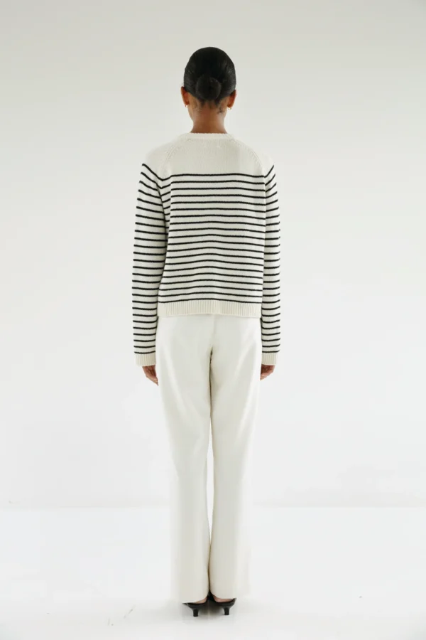 Almada Label - Raya Creneck Sweater Stripe