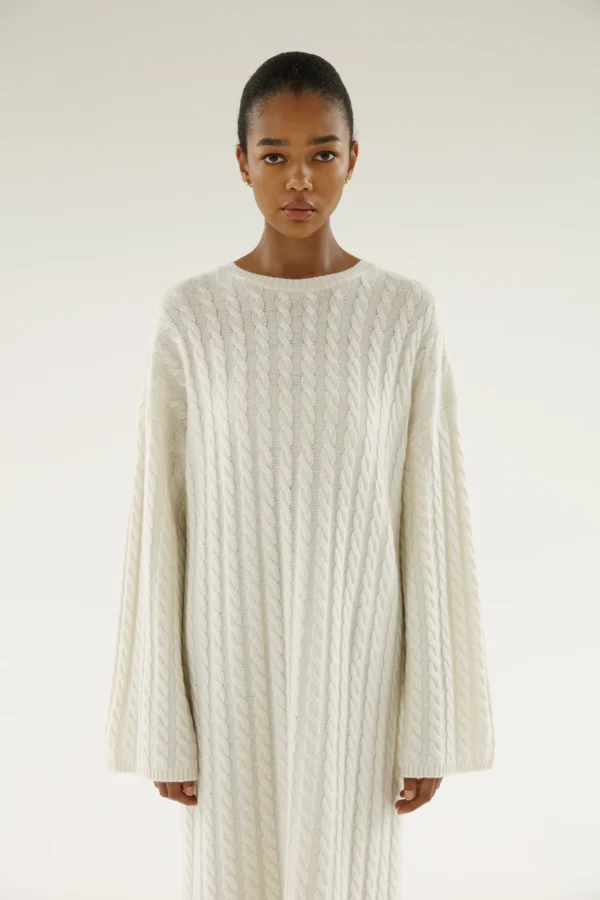 Almada Label Noma Cable Knit Dress