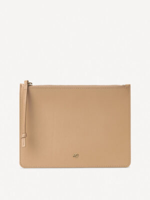 By Malene Birger Aya Leather Purse Sand