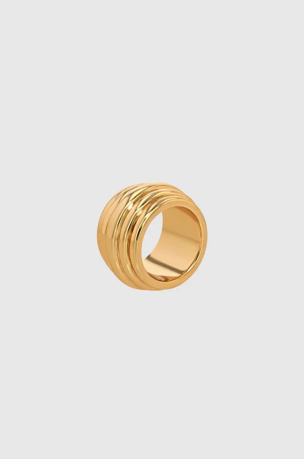 Anine Bing - Chunky Ribbed Ring