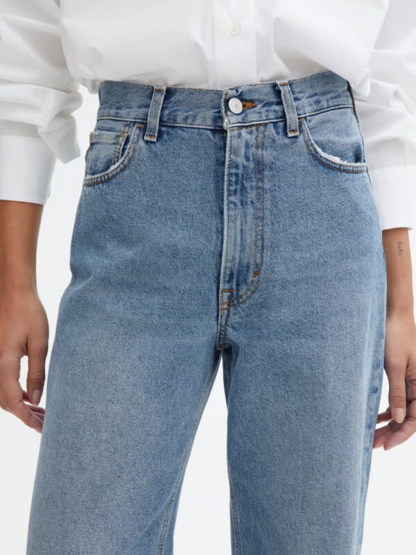 Wide leg denim