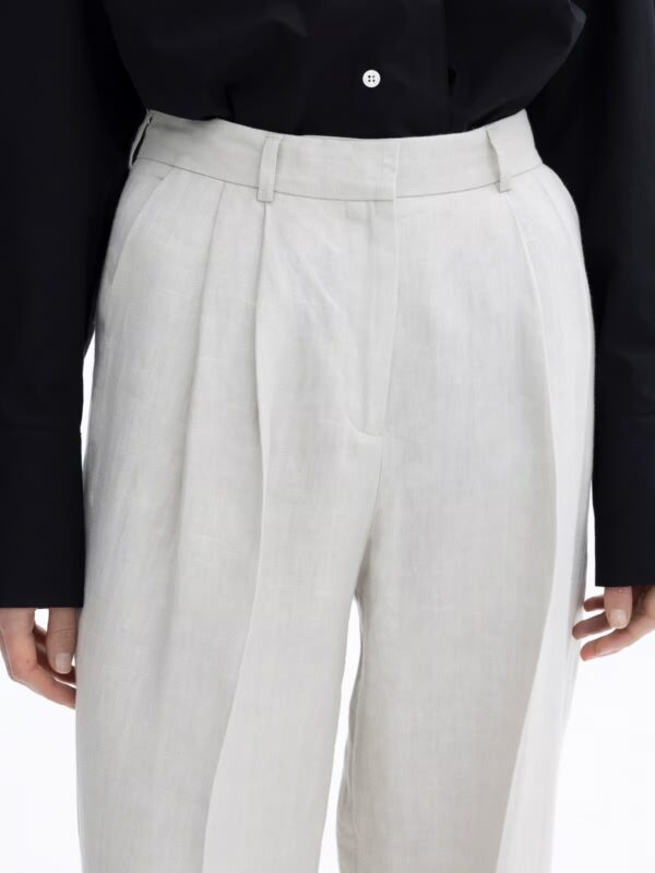 House of Dagmar - Wide Suit Linen Trousers