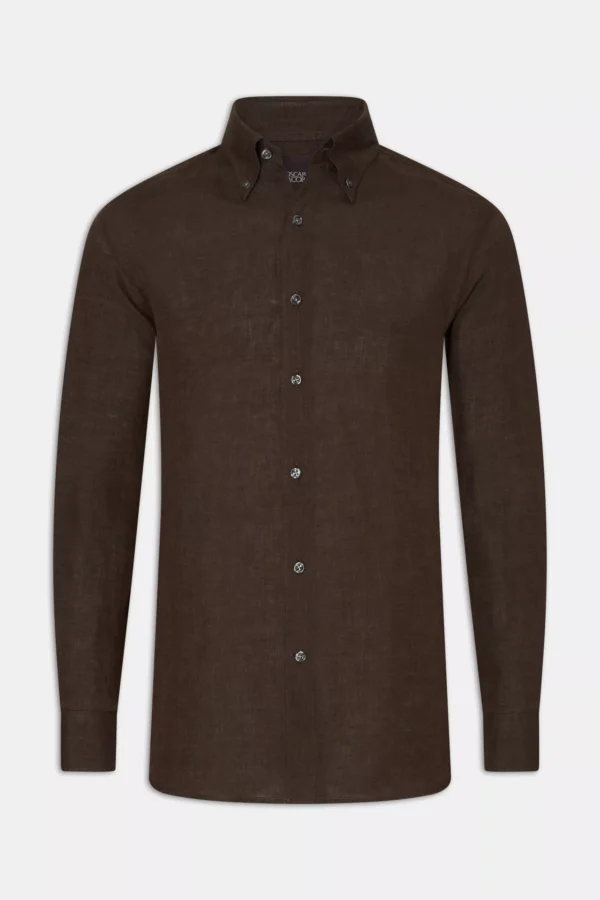 Oscar Jacobson - Button Down Linen Shirt