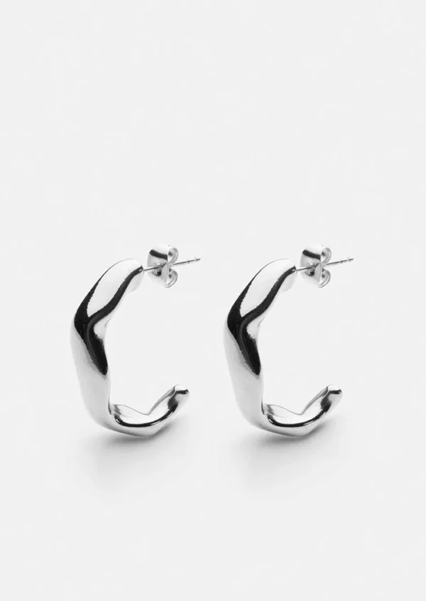 Skultuna - Chunky Earring Silver