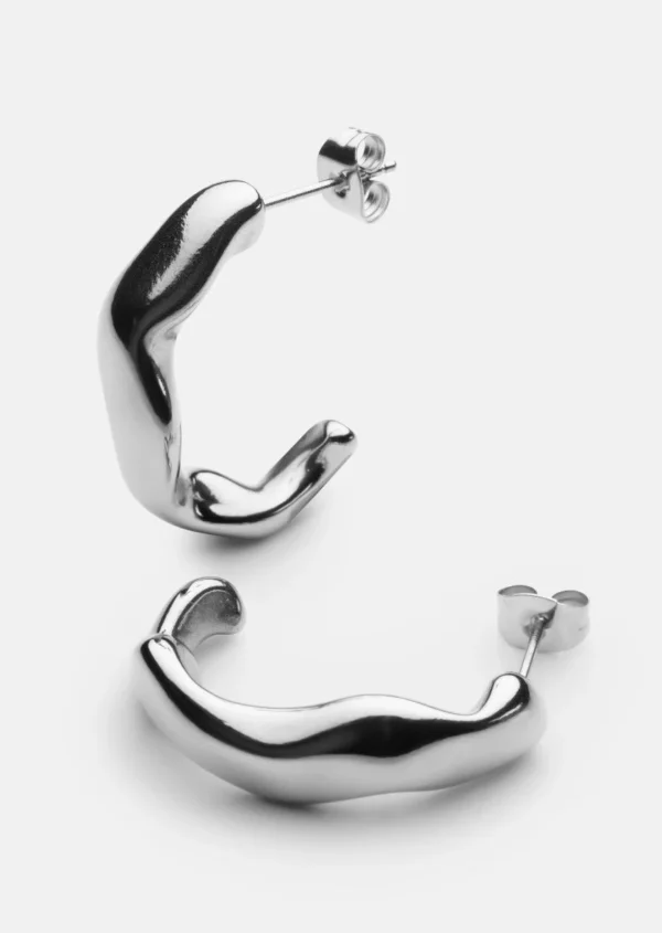 Skultuna - Chunky Earring Silver