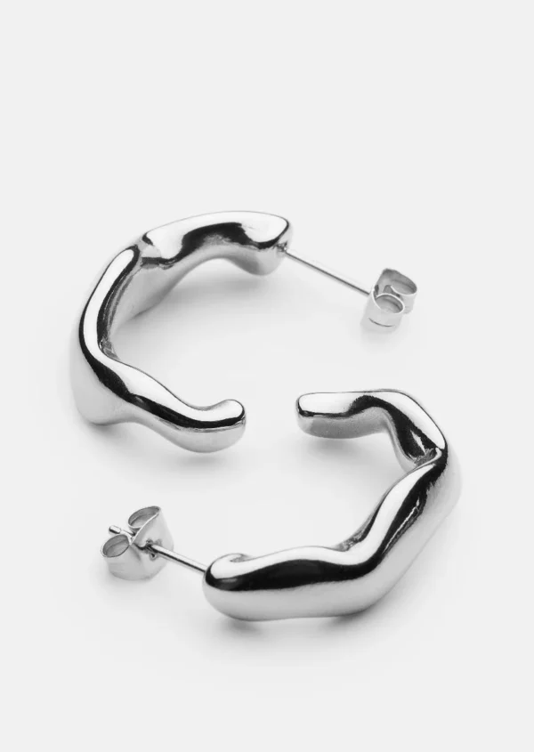 Skultuna - Chunky Earring Silver