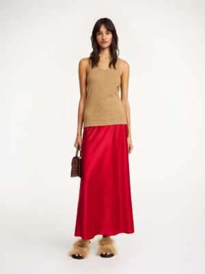 By Malene Birger - Boshan Midi Skirt Dark Chili