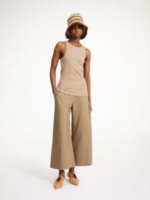 By Malene Birger - Luisa High-Waisted Trousers Shitake