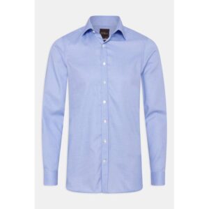 Oscar Jacobson - Slim Fit Cut Away Non Iron Dobby Shirt