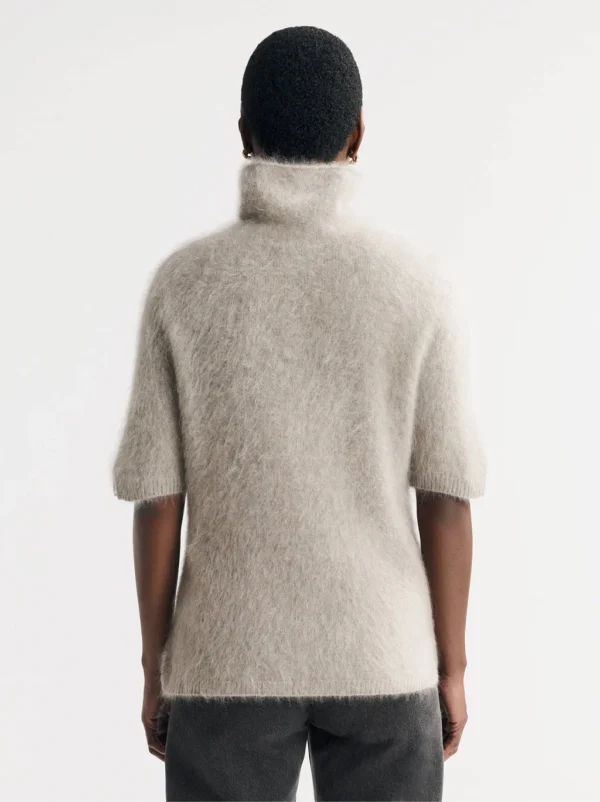 Soft Goat - Brushed Turtleneck Greige