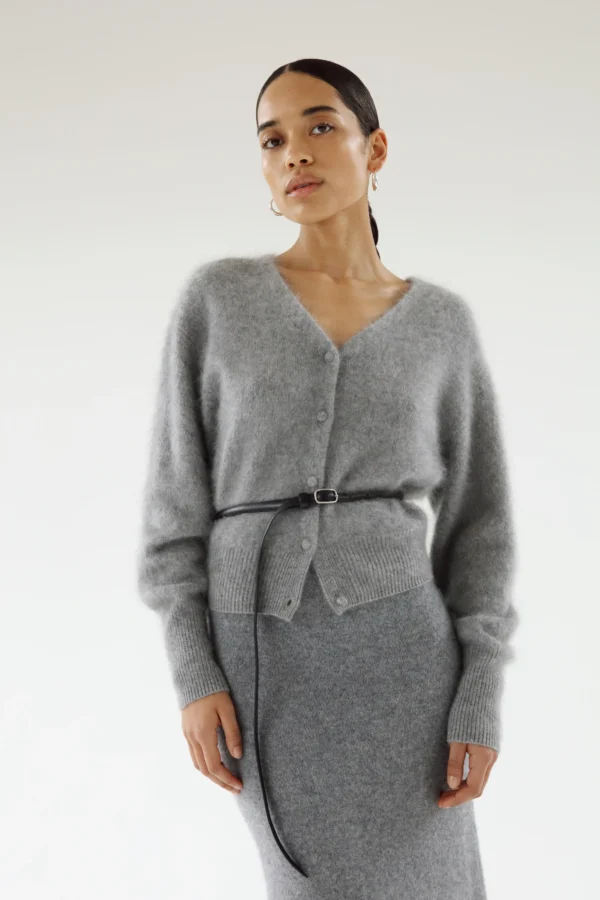 Almada Label - Esme Cardigan Grey