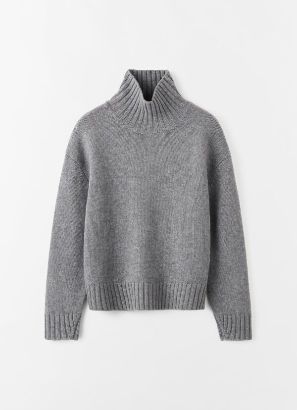 Almada Label - Nola Turtleneck Sweater Grey