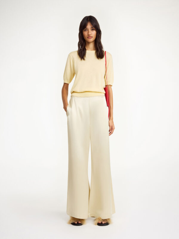 By Malene Birger - Lucee Flared Trousers Oyster Gray