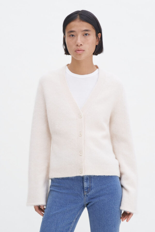 Filippa K - Fluffy Cardigan Canvas Beige