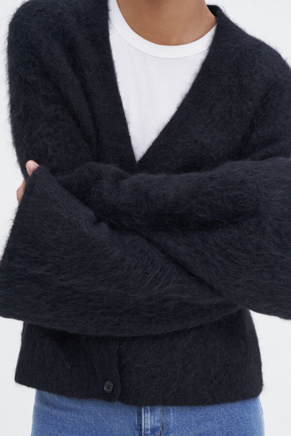 Filippa K - Fluffy Cardigan Ink Black