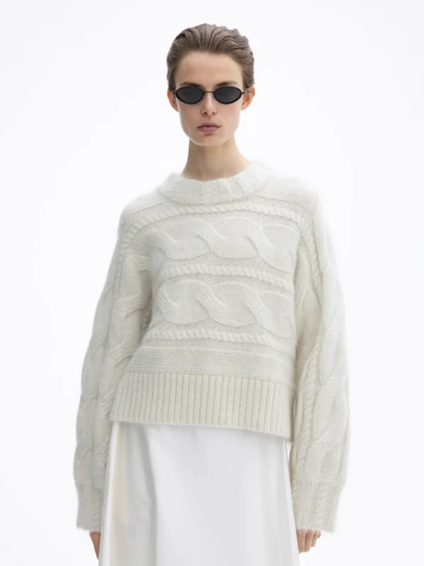 House of Dagmar - Curved Cable Knit