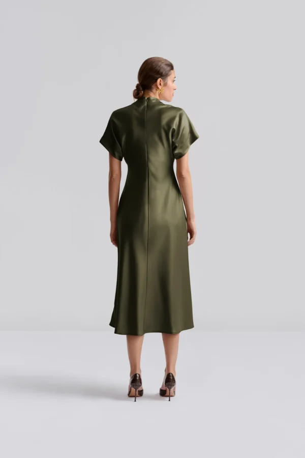 Malina - Alivia Midi Dress Olive