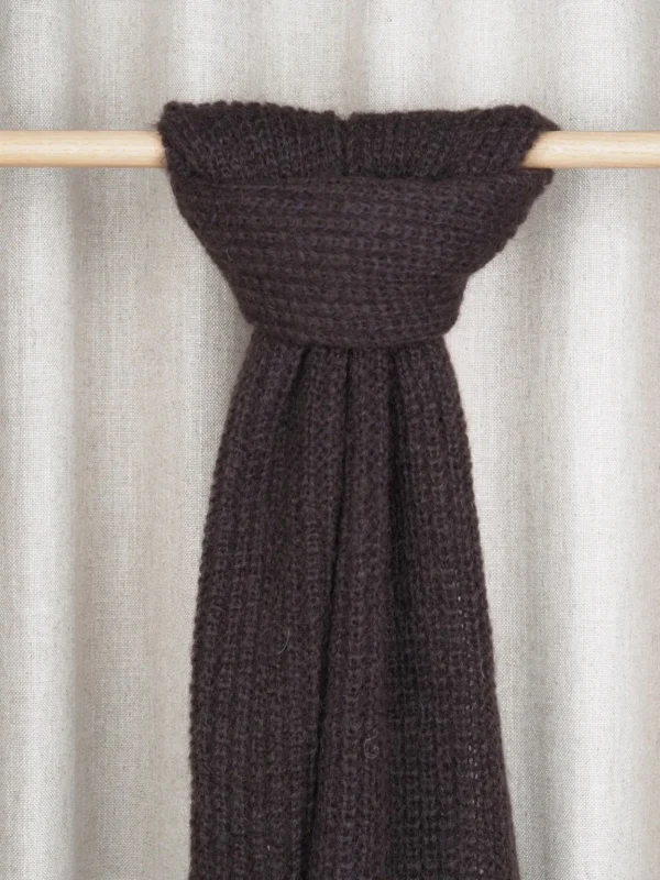 Original Story - Kid Mohair Scarf Dark Chocolate