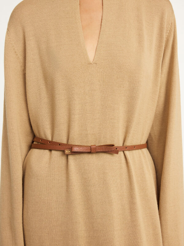 By Malene Birger - Booma Leather Belt Dark Tan