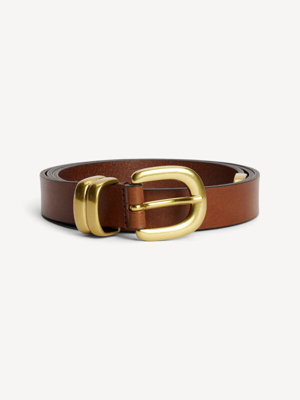 By Malene Birger - Zoilo Leather Belt Dark Brown