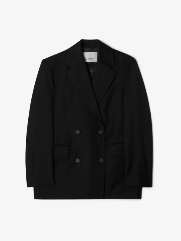 House of Dagmar - Classic Wool Blazer Black